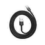 Baseus sladd Cafule USB – USB-C 1,0 m 3A grå-svart