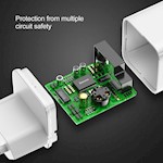 Baseus väggladdare QC 3.0 1x USB 3A vit