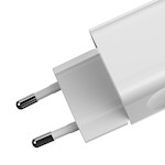 Baseus väggladdare QC 3.0 1x USB 3A vit