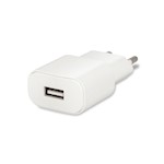 Forever TC-01 laddare 1x USB 2A vit + microUSB-kabel