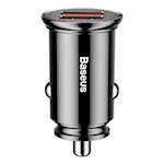 Baseus Dual QC 3.0 USB 2x 30W PD biladapter 2x USB-port 4,8A 60W svart