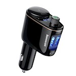 Baseus FM-sändare Locomotive S-06 Bluetooth MP3 bil-laddare svart