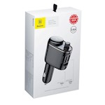 Baseus FM-sändare Locomotive S-06 Bluetooth MP3 bil-laddare svart