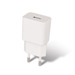 Maxlife MXTC-01 laddare 1x USB 1A vit + USB-C-kabel