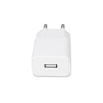 Maxlife MXTC-01 laddare 1x USB 1A vit + USB-C-kabel