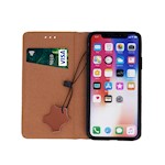 Äkta läder Smart Pro för iPhone 16 Pro 6,3″ brun