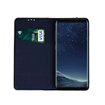Äkta läder Smart Pro för Samsung Galaxy A35 5G marinblå