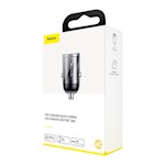 Baseus bil-laddare Tiny Star Mini QC 3.0 30W 1x USB grå