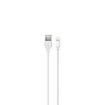 XO-kabel NB103 USB – USB-C 1,0 m 2,1A vit