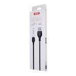 XO-kabel NB103 USB – Lightning 1,0 m 2,1A svart