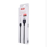 XO-kabel NB103 USB – Lightning 2,0 m 2,1A svart