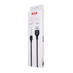 XO-kabel NB103 USB – USB-C 1,0 m 2,1A svart