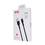 XO-kabel NB55 USB – microUSB 1,0 m 5A svart