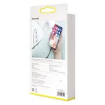 Baseus sladd Cafule PD USB-C – Lightning 1,0 m grå-svart 18W