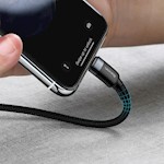 Baseus sladd Cafule PD USB-C – Lightning 1,0 m grå-svart 18W