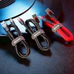 Baseus sladd Cafule USB – microUSB 2,0 m 1,5A grå-svart