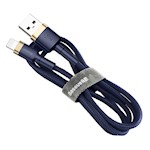 Baseus kabel Cafule USB – Lightning 1,0 m 2,4A guld-blå