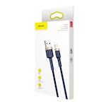 Baseus kabel Cafule USB – Lightning 1,0 m 2,4A guld-blå