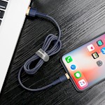 Baseus kabel Cafule USB – Lightning 1,0 m 2,4A guld-blå