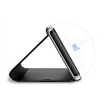 Smart Clear View-fodral för Samsung Galaxy S22 i svart