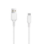 Setty sladd USB – USB-C 1,0 m 3A vit