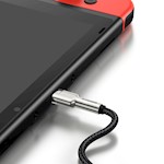 Baseus sladd Cafule Metal PD USB-C – USB-C 2,0 m svart 100W