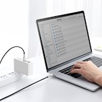 Baseus sladd Cafule Metal PD USB-C – USB-C 2,0 m svart 100W