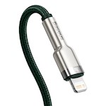 Baseus kabel Cafule Metal PD USB-C – Lightning 1,0 m grön 20W