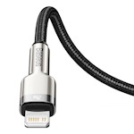 Baseus sladd Cafule Metal PD USB-C – Lightning 2,0 m svart 20W