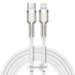 Baseus sladd Cafule Metal PD USB-C – Lightning 2,0 m vit 20W