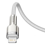 Baseus sladd Cafule Metal PD USB-C – Lightning 2,0 m vit 20W