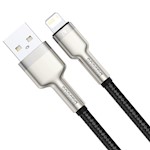 Baseus kabel Cafule Metal USB – Lightning 0,25 m 2,4A svart