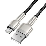 Baseus kabel Cafule Metal USB – Lightning 0,25 m 2,4A svart