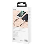 Baseus kabel Cafule Metal USB – Lightning 0,25 m 2,4A svart