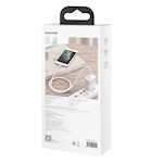 Baseus sladd Cafule Metal USB – Lightning 1,0 m 2,4A vit