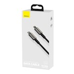 Baseus sladd Tungsten PD USB-C – Lightning 1,0 m svart 20W