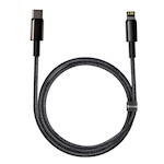 Baseus sladd Tungsten PD USB-C – Lightning 1,0 m svart 20W