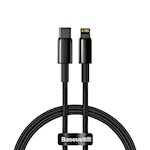Baseus sladd Tungsten PD USB-C – Lightning 1,0 m svart 20W