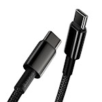 Baseus kabel Tungsten PD USB-C – USB-C 1,0 m svart 100W