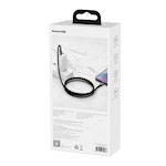 Baseus kabel Tungsten PD USB-C – USB-C 1,0 m svart 100W