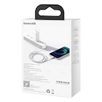 Baseus sladd Superior PD USB-C – Lightning 1,5 m vit 20W