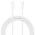 Baseus sladd Superior PD USB-C – Lightning 2,0 m vit 20W