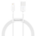 Baseus sladd – Superior USB till Lightning 1,0 m 2,4A vit