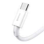 Baseus kabel Superior USB – USB-C 1,0 m vit 66W
