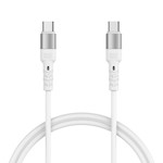 Forever Core Högeffektkabel USB – USB-C 2,0 m vit 100W för GaN