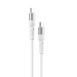 Forever Core Högeffektkabel USB – USB-C 2,0 m vit 100W för GaN