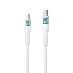 Forever Core Högeffektkabel USB – USB-C 2,0 m vit 100W för GaN