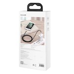 Baseus kabel Cafule Metal USB – Lightning 1,0 m 2,4A svart