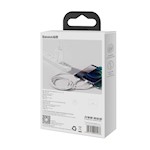 Baseus sladd 3in1 Superior USB – Lightning + USB-C + microUSB 1,5 m 3,5A vit