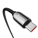 Baseus-kabel Display PD USB-C – USB-C 1,0 m svart 100W
